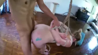 Tied up Creampie - Deepthroat Hard Fuck fuckinghippies