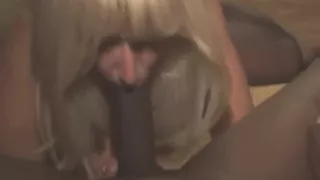 Big Taco Blonde In Stockings Close Up