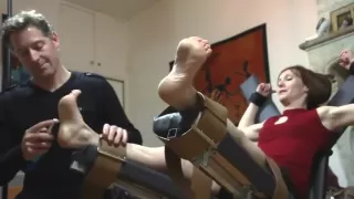 Claire tickled in the new device - Milf