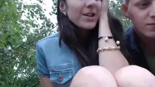 Blond Amateur Girlfriend Outdoor Hardcore