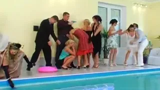 Amoral group gets into a joyous sex party with creamy finish