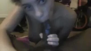 INTERRACIAL HARD FUCK ENDS WITH CUM SWALLOW p one