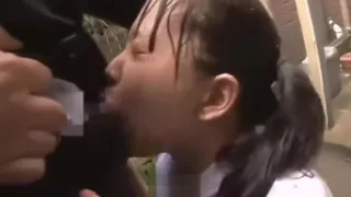 very cute japanese student forced in rain 3 . FULL movie