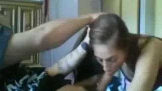 Brunette Teen Amalia Suck Big Cock