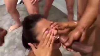 Lily Thai gets a nice bukkake