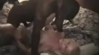 Black guy gets dick sucked and banged her