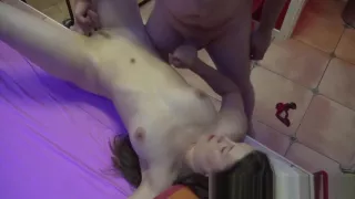 Sucking hooker spunked