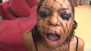 Marie Luv anal sex and drinks cum