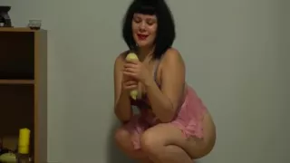 Hard Anal With Vegetables