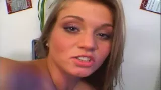 Naughty Blonde Takes It In All Holes!