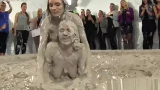 Nude Girl Mud Wrestling