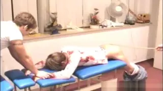 Hot Medicos finger and spank intruders