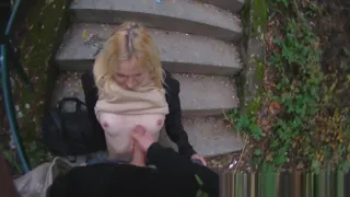 Real teen pickedup and drenched with cum pov