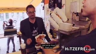 HITZEFREI Lullu Gun gets herself a real German sausage