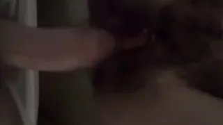 Fucking the wifes hairy pussy