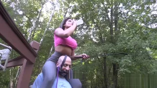 Chichi training human pony