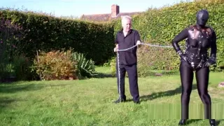 Sexy Girl in a Armbinder and then dressed as a sexy Ponygirl