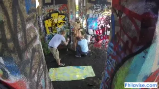 PHILAVISE-Action cam public milf fucking with Alyssa Lynn