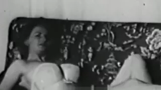 Gentle Girl Undressing and Posing (1950s Vintage)