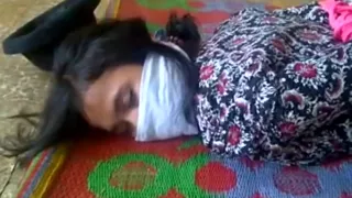 Indonesia OTM Gagged girl