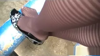 Anna Stockings and Heels