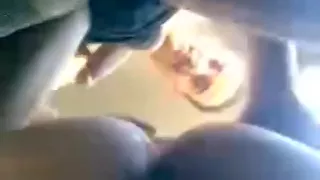 Arab couple fucking in car