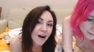 2 sexy lesbians fingering each others assholes