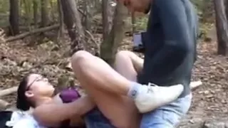 French Liza del Sierra in the woods