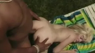 Dirty blond works black dick