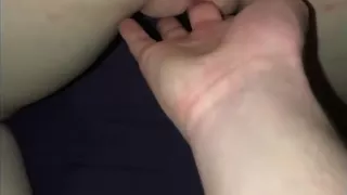 moaning college slut gets pounded from behind