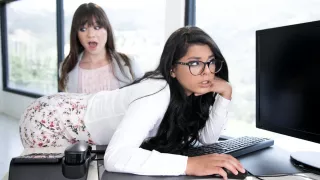 Alison Rey,Gina Valentina in Lady Boss: The IT Nerd, Scene #01 - GirlsWay