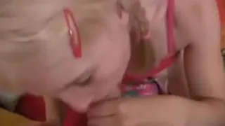 Blonde anal and swallow part 4