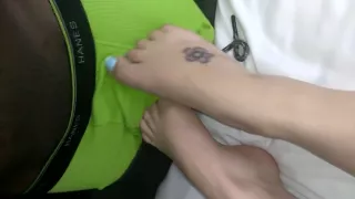 Ashley Soles Footjob Part 1