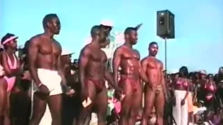 black men swimwear contest