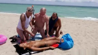 Teen double big cock Staycation with a Latin Hottie