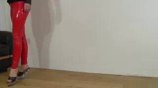 slinky liquid latex red