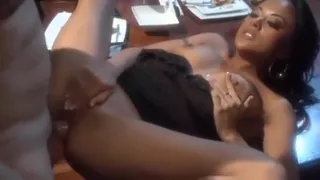 Major cock in a tight yet wet asshole