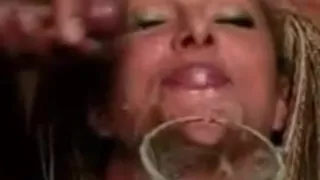 Nina Whett bukkake montage