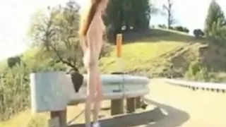 Nude In Public Jogging Redhead