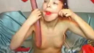 Amateur Russian Teen Playing with Her Sex Toy