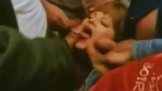 Lisa Deleeuw Pulls a Train in a Junkyard - Vintage