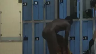 Der Umkleideraum im College