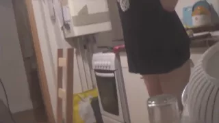 Voyeured-Cute young Woman at Home