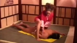 Erotic Massage by Geisha with Long Nails