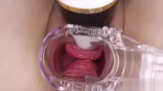 Randy czech kitten gapes her wet cunt to the peculiar