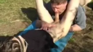 Twink taken off and deflowered by a chubby stranger