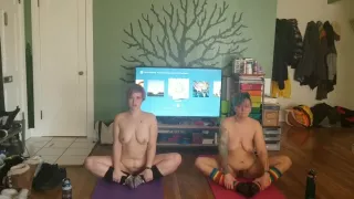 Chubby Girlfriends Full Body Stretch