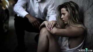 Homeless petite teen cleaned and fucked