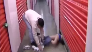 Stuck Feet Tickled (Socks, Bare)