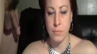 Mature deepthroat blowjob